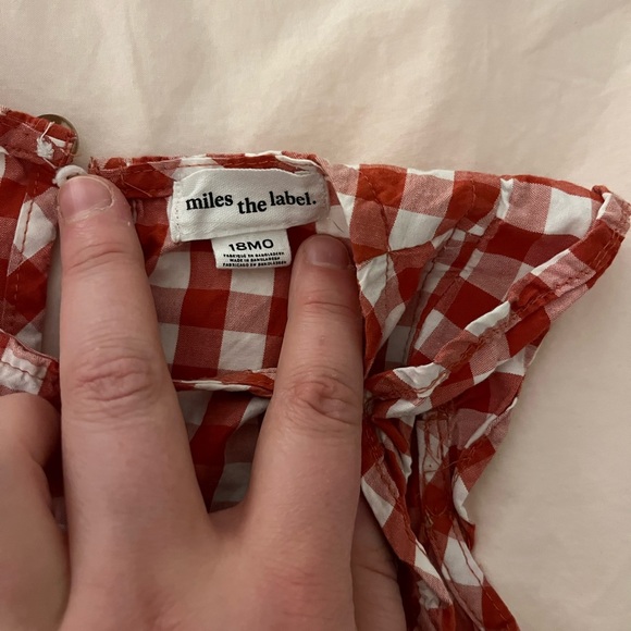 18 Month Miles the Label Gingham Dress - Picture 2 of 3
